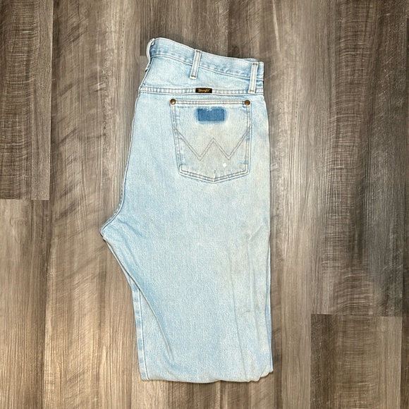 Wrangler Cowboy Cut Original Fit Painters Work Jeans - 38x36 - Picture 1 of 9